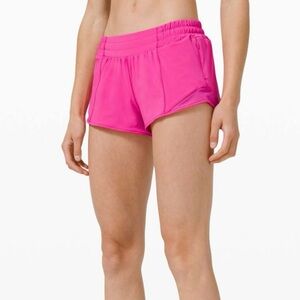 Lululemon Hotty Hot Low-Rise Short 2.5" Bottoms Lined Zip Pocket Running